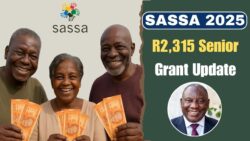 R2,315 SASSA Pension for Seniors Scheduled in November 2025 – Recipients Urged to Check Dates