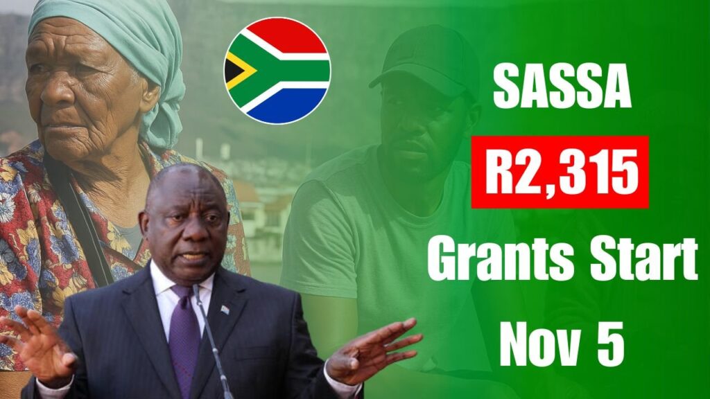SASSA R2,315 Grant Payments